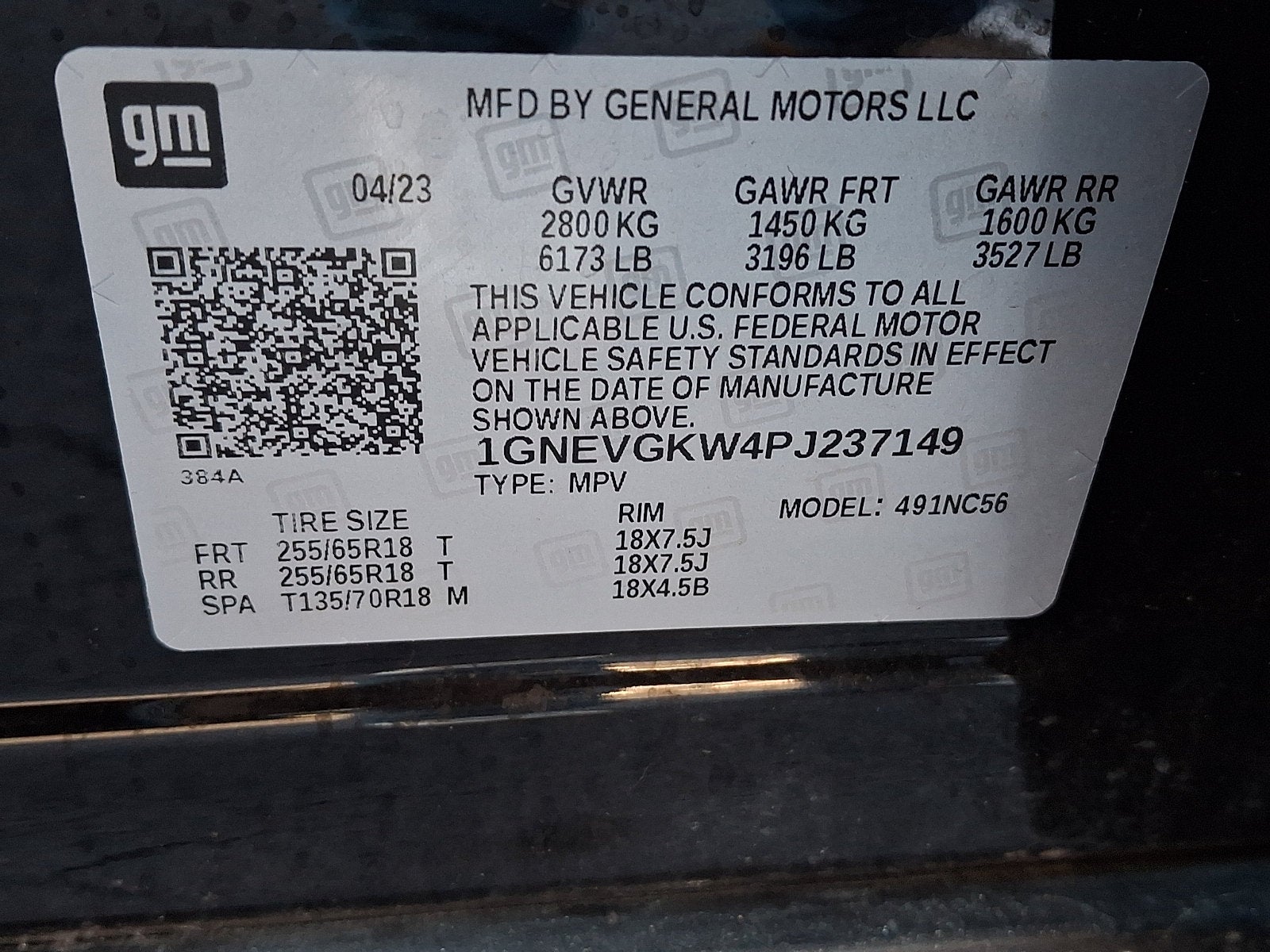 2023 Chevrolet Traverse LT Cloth