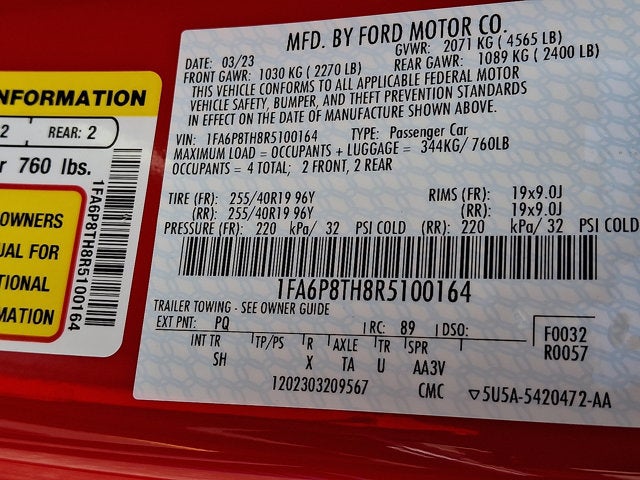 2024 Ford Mustang EcoBoost Premium Fastback