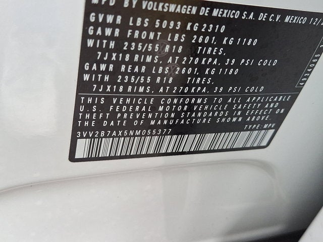 2022 Volkswagen Tiguan SE