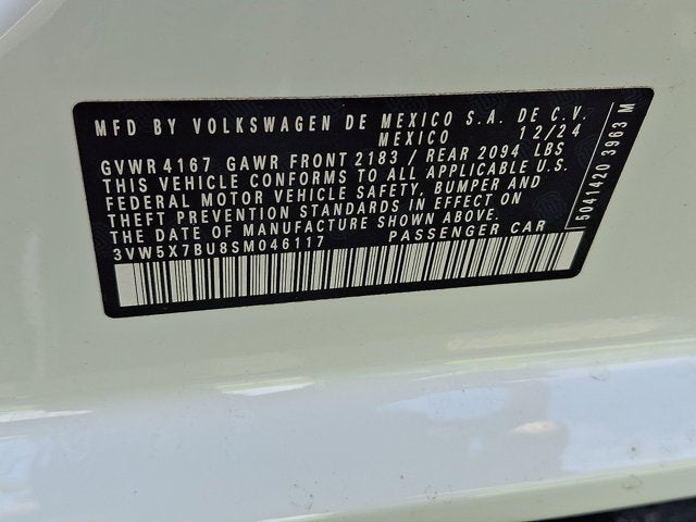 2025 Volkswagen Jetta S
