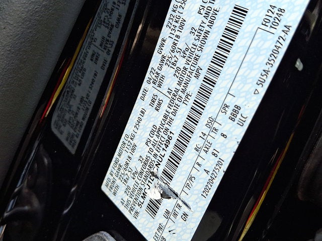 2022 Lincoln Corsair Standard