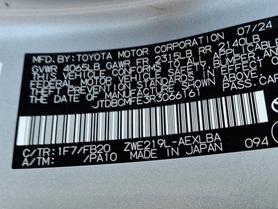 2024 Toyota Corolla Hybrid LE