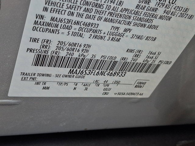 2022 Ford EcoSport S